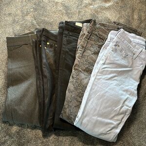 Bundle of 5 skinny pants! 26/0